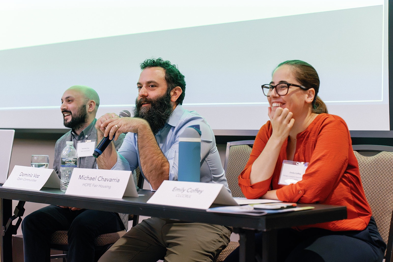 Participants in a breakout session at one of our past conferences